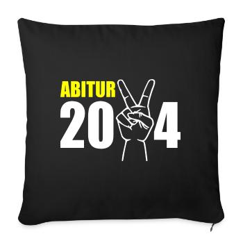 Abitur 2024 - Sofakissenbezug 45 x 45 cm - Schwarz - Vorne
