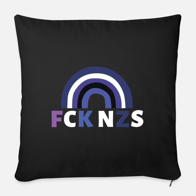 FCK NZS - Sofa pillowcase 17,3'' x 17,3'' (45 x 45 cm) - black