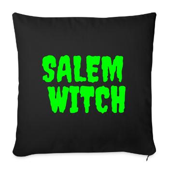 SalemWitch Halloween Design - Sofa pillowcase 17,3'' x 17,3'' (45 x 45 cm) - black - Front