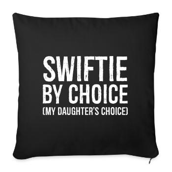 swiftie by choice - Housse de coussin décorative 45 x 45 cm - noir - Devant