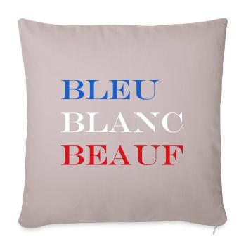 beef - Sofa pillowcase 17,3'' x 17,3'' (45 x 45 cm) - light taupe - Front