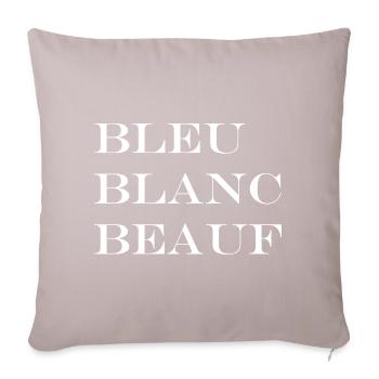beauf - Housse de coussin décorative 45 x 45 cm - taupe clair - Devant