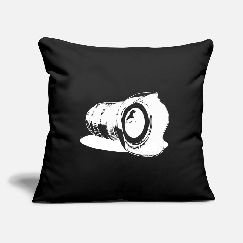 Caméra objectif Housse de coussin décorative 45 x 45 cm