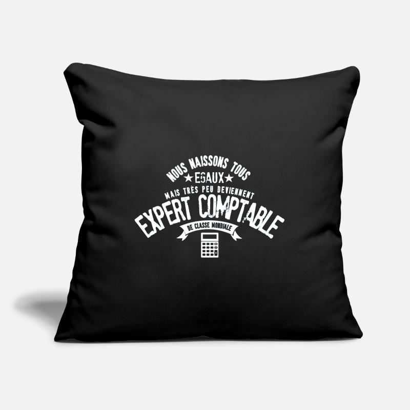 Expert Comptable Housse de coussin décorative 45 x 45 cm