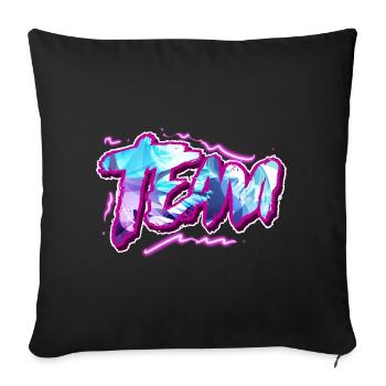 Équipe - Housse de coussin décorative 45 x 45 cm - noir - Devant