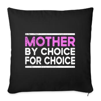 Mon corps Ma décision - Housse de coussin décorative 45 x 45 cm - noir - Devant