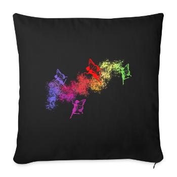 Fairy Magic Baby Vêtements Vêtements pour enfants - Housse de coussin décorative 45 x 45 cm - noir - Devant