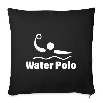 Water Polo - Sofa pillowcase 17,3'' x 17,3'' (45 x 45 cm) - black - Front