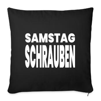 Autos - Sofakissenbezug 45 x 45 cm - Schwarz - Vorne