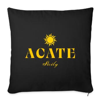 ACATE Sicily Sun  - Sofa pillowcase 17,3'' x 17,3'' (45 x 45 cm) - black - Front
