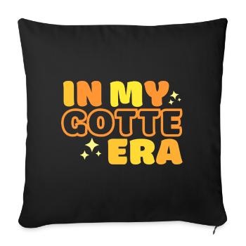 For Swabian godparents, in my godfather era - Sofa pillowcase 17,3'' x 17,3'' (45 x 45 cm) - black - Front