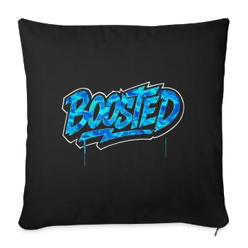 Boosted Saying Camouflage JDM Tuning - Sofa pillowcase 17,3'' x 17,3'' (45 x 45 cm) - black - Front
