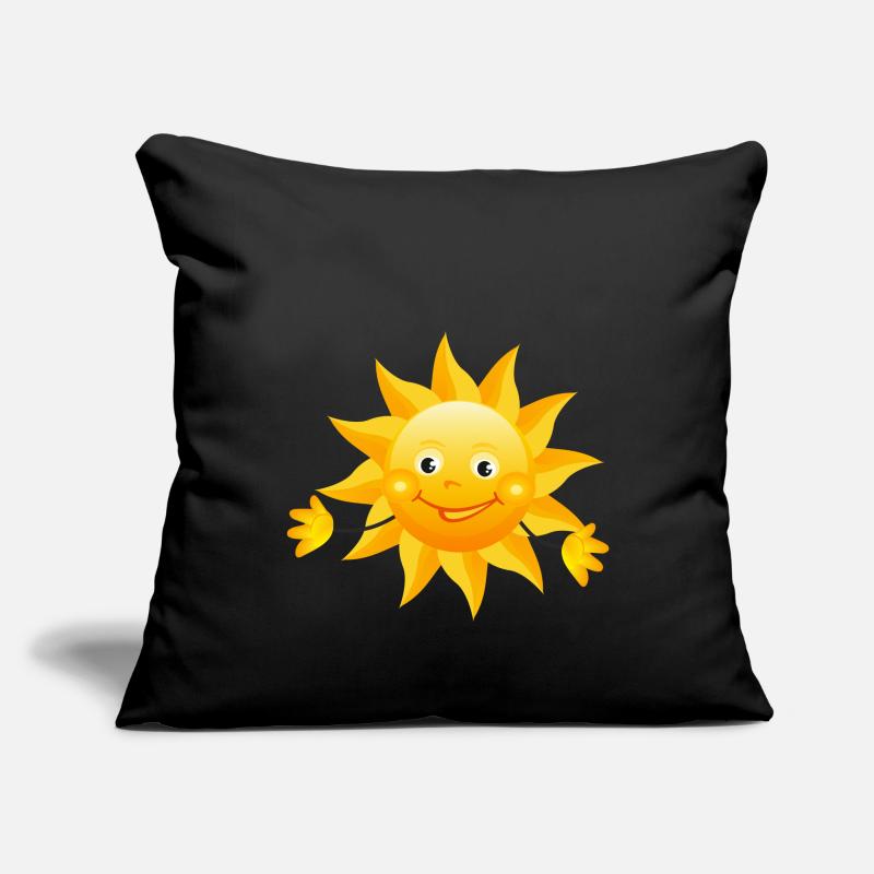 rainbow sun clouds weather rainbow sun cloud52 Sofa pillowcase 17,3'' x 17,3'' (45 x 45 cm)