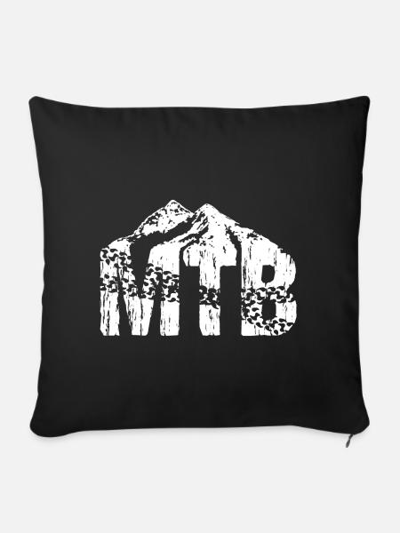 MTB - Sofakissenbezug 45 x 45 cm - Schwarz