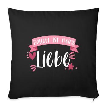 Ballett Ballerina Balletttänzerin Geschenk - Sofakissenbezug 45 x 45 cm - Schwarz - Vorne