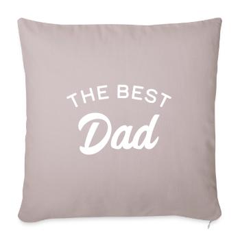 Le meilleur papa - Housse de coussin décorative 45 x 45 cm - taupe clair - Devant