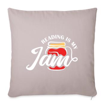 La lecture est mon passe-temps - Teacher Outfit Teacher - Housse de coussin décorative 45 x 45 cm - taupe clair - Devant