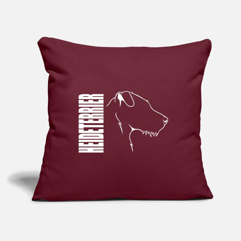 Heideterrier Profil Hunde Jagdhunde Wilsigns Sofakissenbezug 45 x 45 cm