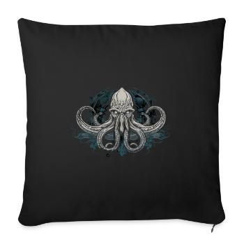 Cthulhu Lord and Savior Monster Horror T-Shirt - Sofakissenbezug 45 x 45 cm - Schwarz - Vorne