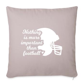 Football Inspiration - Sofa pillowcase 17,3'' x 17,3'' (45 x 45 cm) - light taupe - Front
