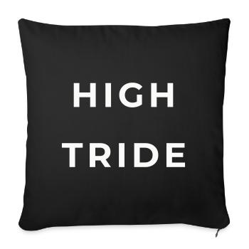High Pride Bold Typography - Housse de coussin décorative 45 x 45 cm - noir - Devant