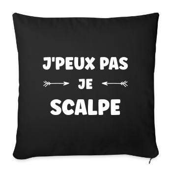 Je peux pas je scale - Housse de coussin décorative 45 x 45 cm - noir - Devant