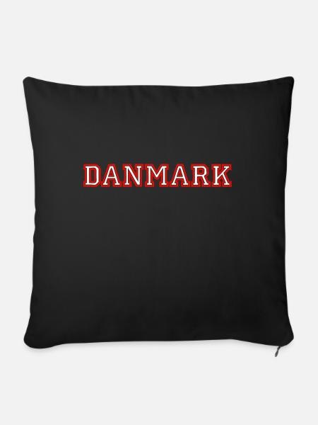 danmark - Sofakissenbezug 45 x 45 cm - Schwarz