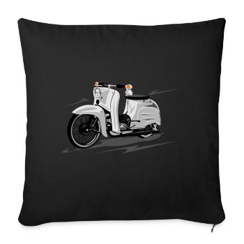 Simson Schwalbe KR51 Rouleau - Housse de coussin décorative 45 x 45 cm - noir - Devant