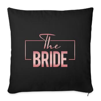 The Bride - Sofa pillowcase 17,3'' x 17,3'' (45 x 45 cm) - black - Front