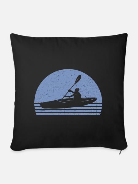 Kayak - Sofakissenbezug 45 x 45 cm - Schwarz