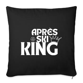 Aprés Ski - Sofa pillowcase 17,3'' x 17,3'' (45 x 45 cm) - black - Front