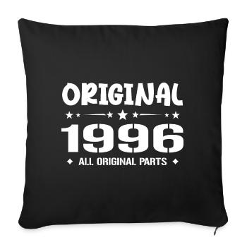 Né en 1996, Cadeau Anniversaire 1996 Original 1996 - Housse de coussin décorative 45 x 45 cm - noir - Devant