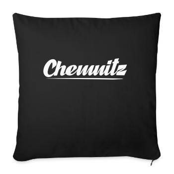 Chemnitz - Sofakissenbezug 45 x 45 cm - Schwarz - Vorne