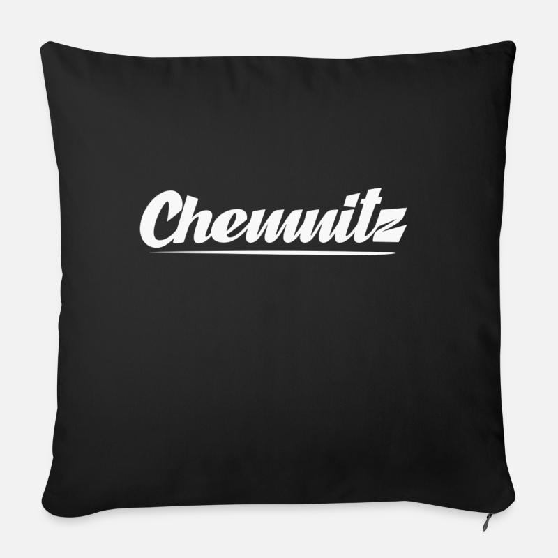 Chemnitz - Sofa pillowcase 17,3'' x 17,3'' (45 x 45 cm) - black