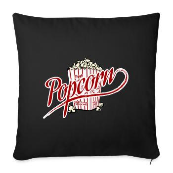Popcorn - Sofa pillowcase 17,3'' x 17,3'' (45 x 45 cm) - black - Front