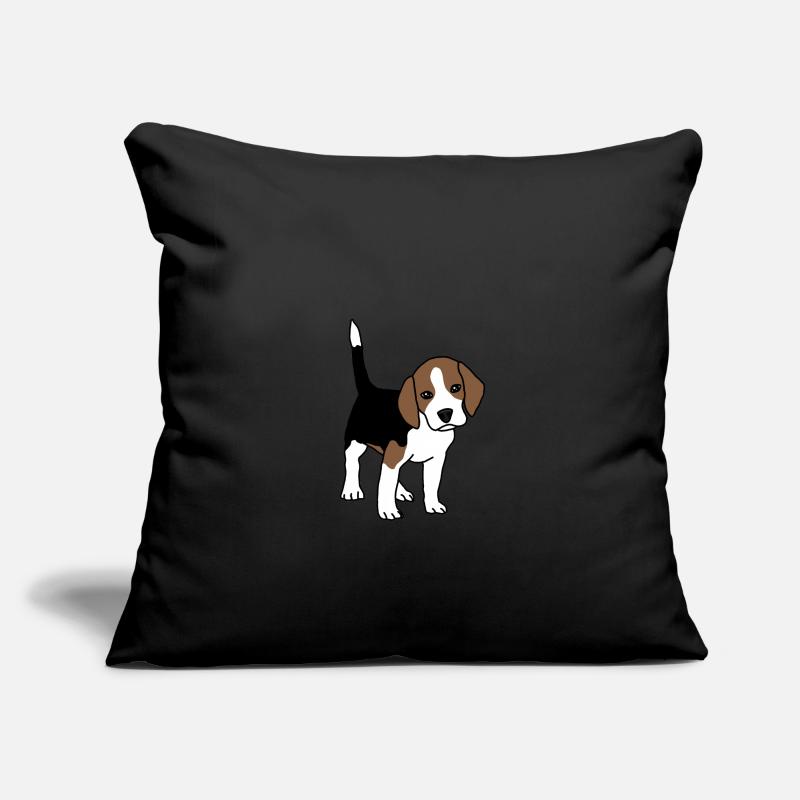 Beagle, chiot, chien Housse de coussin décorative 45 x 45 cm