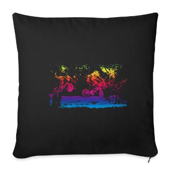 bmx - Sofakissenbezug 45 x 45 cm - Schwarz - Vorne