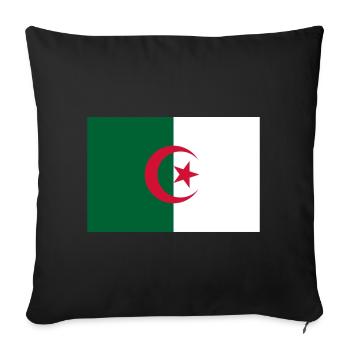 Algeria Algerian Flag Flag - Sofa pillowcase 17,3'' x 17,3'' (45 x 45 cm) - black - Front
