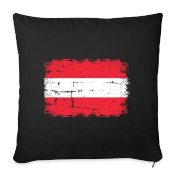 L'Autriche - Housse de coussin décorative 45 x 45 cm - noir - Devant