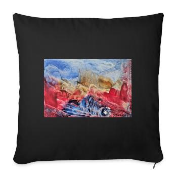 3939 - Sofakissenbezug 45 x 45 cm - Schwarz - Vorne