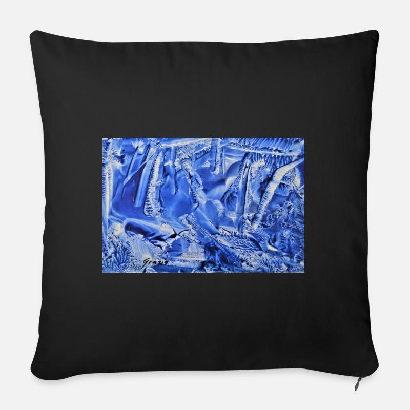3946 - Sofakissenbezug 45 x 45 cm - Schwarz