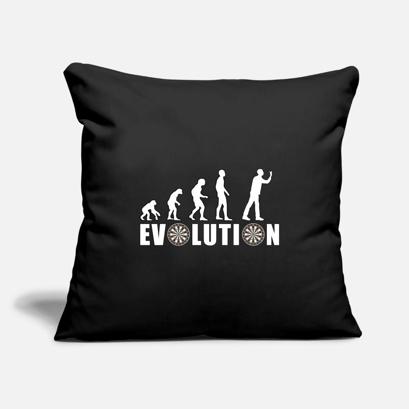 EVOLUTION DARTS Jeu Flèche Jeu de fléchettes Cadeau Housse de coussin décorative 45 x 45 cm