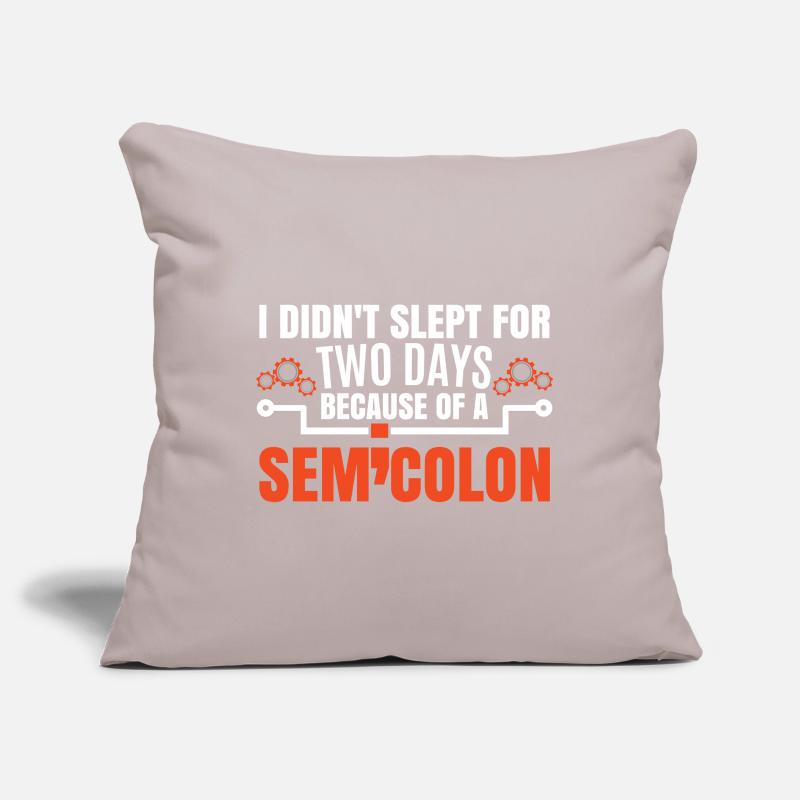 Coding Funny Coder Joke Sofa pillowcase 17,3'' x 17,3'' (45 x 45 cm)