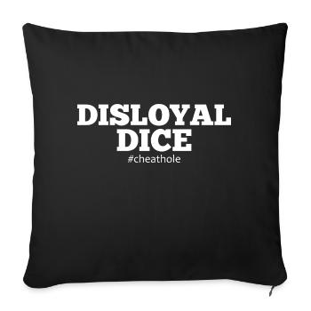 Cheater Relationship Revenge Cheating Disloyal - Sofa pillowcase 17,3'' x 17,3'' (45 x 45 cm) - black - Front