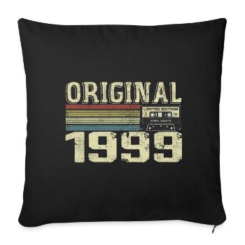 1999 Birthday Parties - 1999 Retro Gift - Sofa pillowcase 17,3'' x 17,3'' (45 x 45 cm) - black - Front