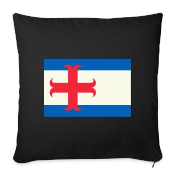 flag Zutphen - Sofa pillowcase 17,3'' x 17,3'' (45 x 45 cm) - black - Front