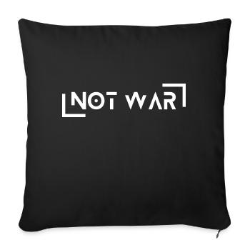 L’urgence était - Housse de coussin décorative 45 x 45 cm - noir - Devant
