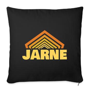 Cadeau pour Jarne - Housse de coussin décorative 45 x 45 cm - noir - Devant