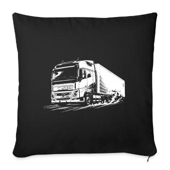 Titan de l’autoroute - Housse de coussin décorative 45 x 45 cm - noir - Devant