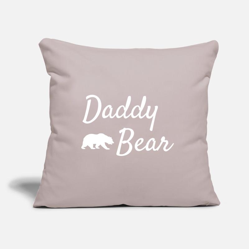 Daddy Bear Script Logo Sofa pillowcase 17,3'' x 17,3'' (45 x 45 cm)